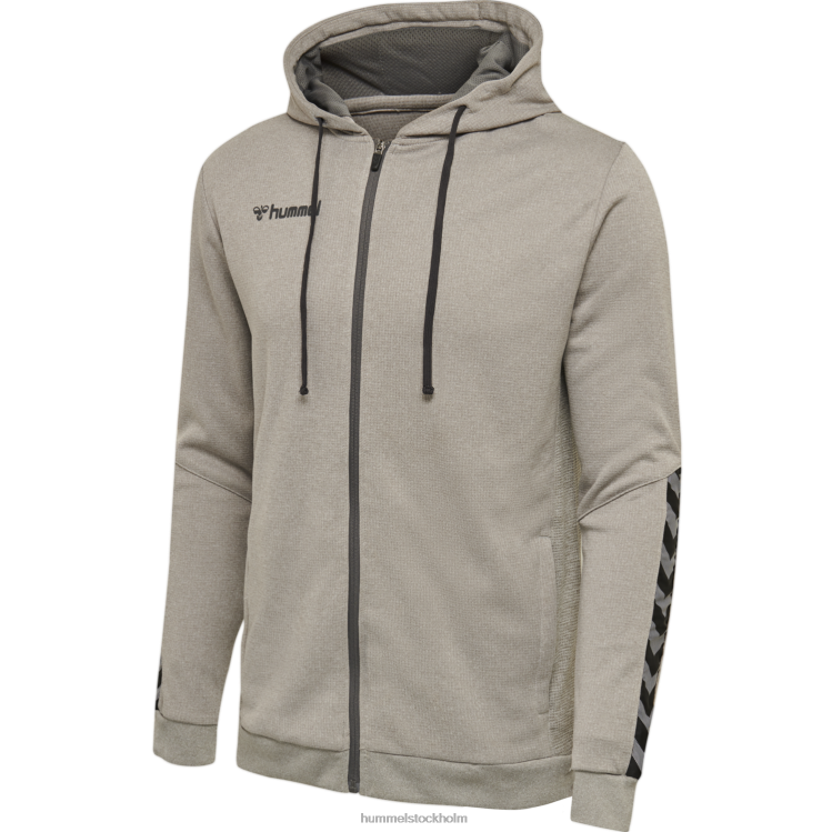 se Hummel män hmautentic hoodie i poly zip LL40V1109 \"huvtröja med dragkedja\"