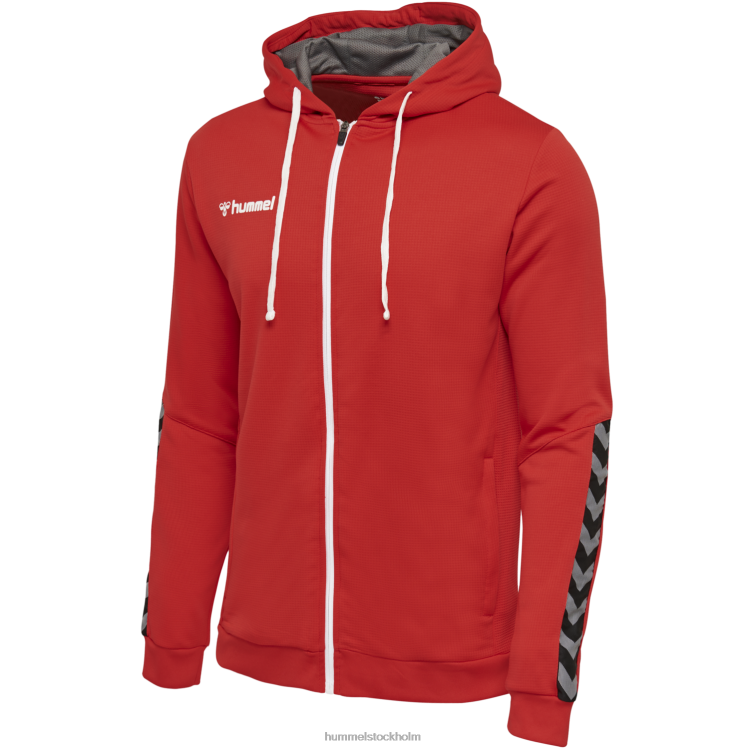 se Hummel män hmautentic hoodie i poly zip LL40V1418 \"huvtröja med dragkedja\"