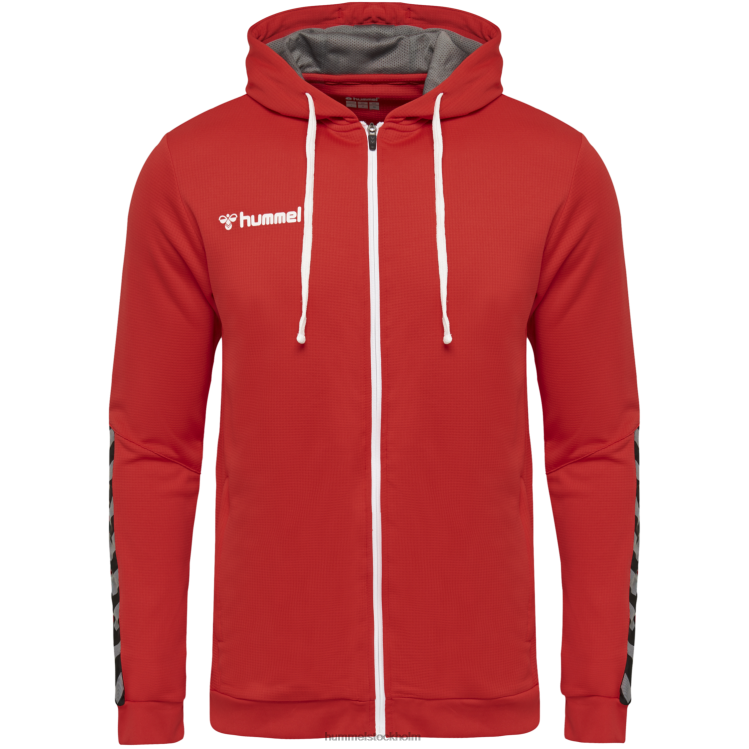 se Hummel män hmautentic hoodie i poly zip LL40V1418 \"huvtröja med dragkedja\"