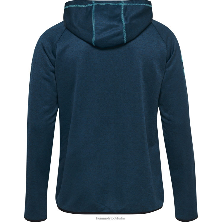 se Hummel män hmautentic pro hoodie med dragkedja LL40V1464 \"huvtröja med dragkedja\"