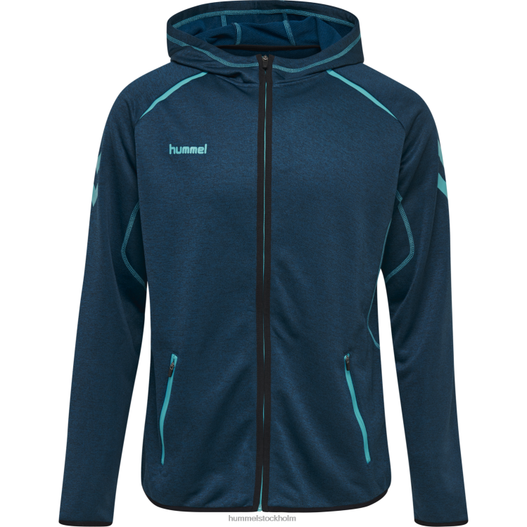 se Hummel män hmautentic pro hoodie med dragkedja LL40V1464 \"huvtröja med dragkedja\"