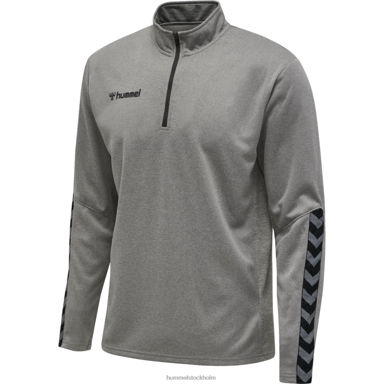 se Hummel män hmautentisk sweatshirt med halv dragkedja LL40V1341 \"Kläder\"