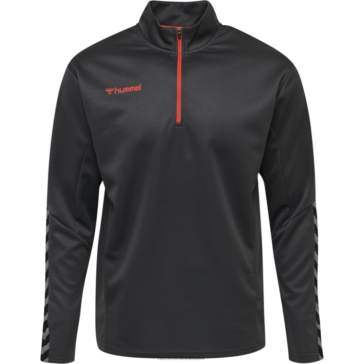 se Hummel män hmautentisk sweatshirt med halv dragkedja LL40V1357 \"Kläder\"