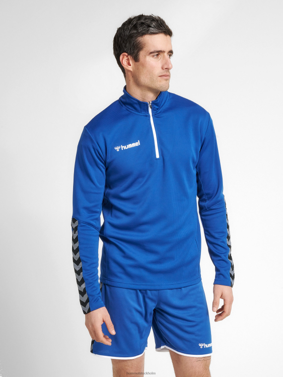 se Hummel män hmautentisk sweatshirt med halv dragkedja LL40V1422 "Kläder"