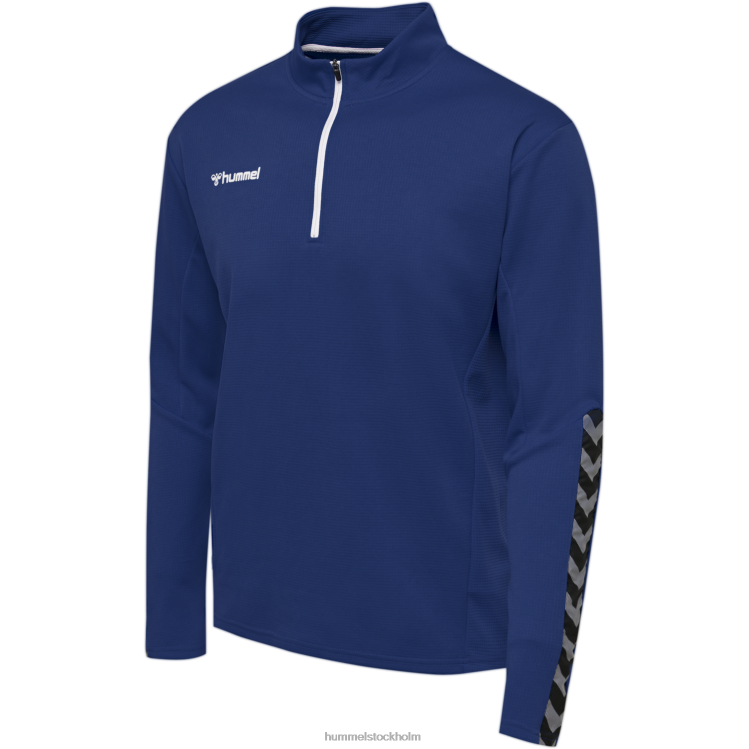 se Hummel män hmautentisk sweatshirt med halv dragkedja LL40V1422 \"Kläder\"