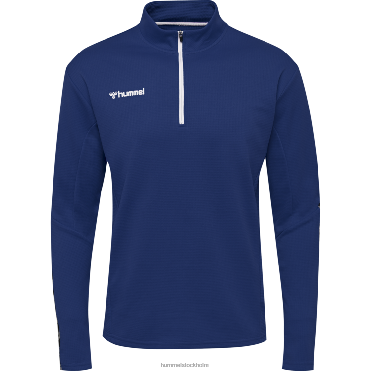 se Hummel män hmautentisk sweatshirt med halv dragkedja LL40V1422 \"Kläder\"