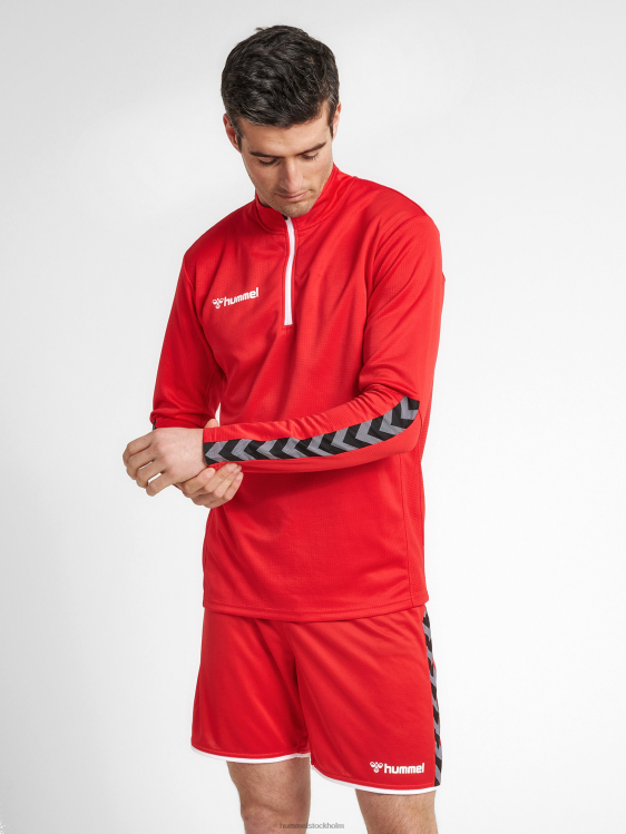 se Hummel män hmautentisk sweatshirt med halv dragkedja LL40V1452 "Kläder"