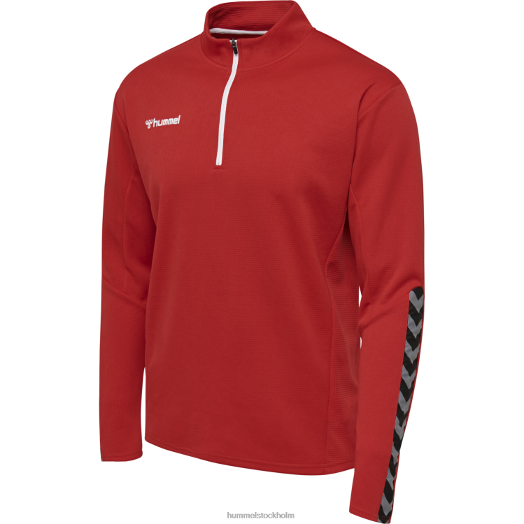 se Hummel män hmautentisk sweatshirt med halv dragkedja LL40V1452 \"Kläder\"