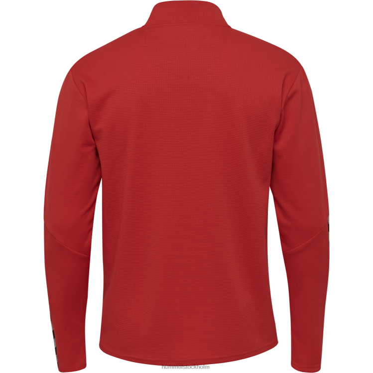 se Hummel män hmautentisk sweatshirt med halv dragkedja LL40V1452 \"Kläder\"