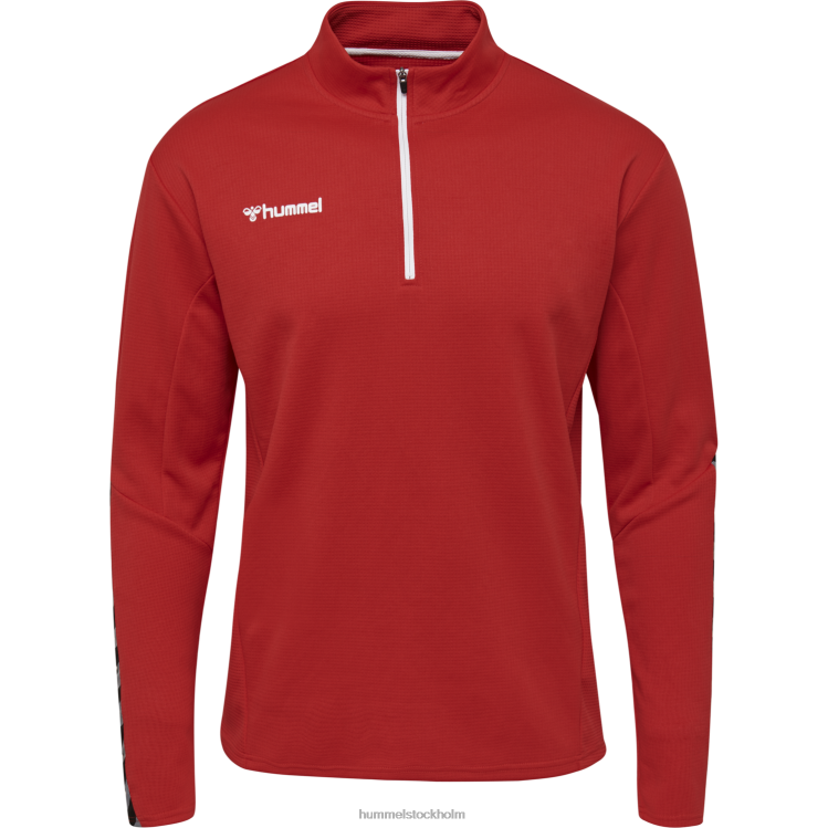 se Hummel män hmautentisk sweatshirt med halv dragkedja LL40V1452 \"Kläder\"