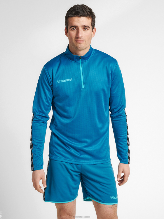 se Hummel män hmautentisk sweatshirt med halv dragkedja LL40V1471 "Kläder"