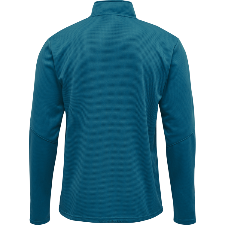 se Hummel män hmautentisk sweatshirt med halv dragkedja LL40V1471 \"Kläder\"