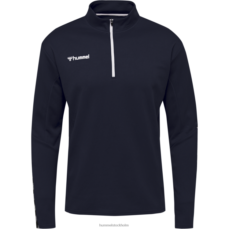 se Hummel män hmautentisk sweatshirt med halv dragkedja LL40V1554 \"Kläder\"