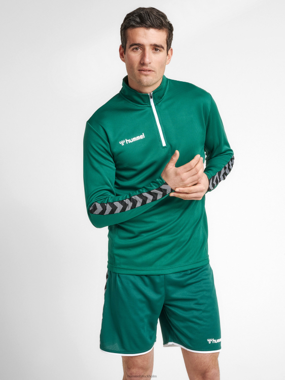 se Hummel män hmautentisk sweatshirt med halv dragkedja LL40V1600 "Kläder"