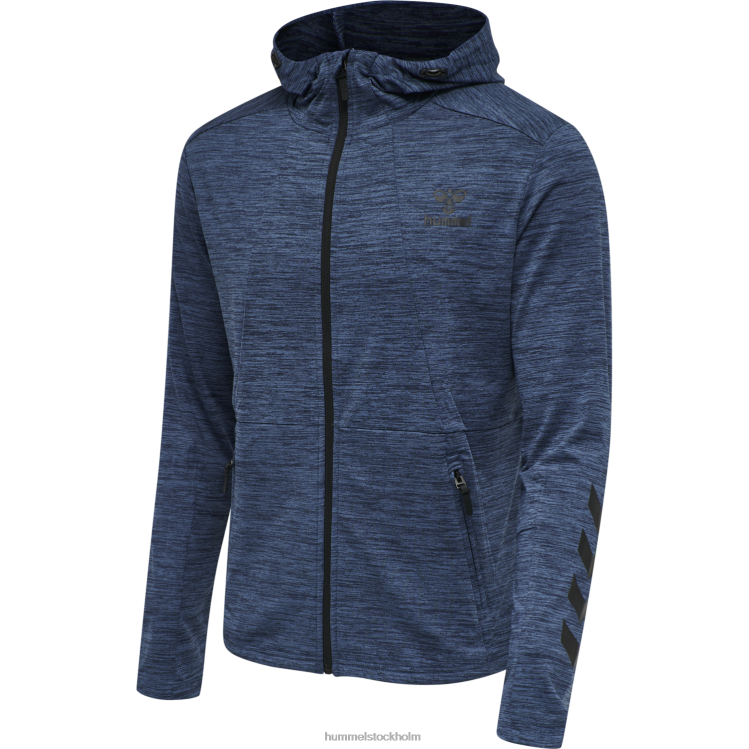se Hummel män hmlaston hoodie med dragkedja LL40V1635 "Kläder"