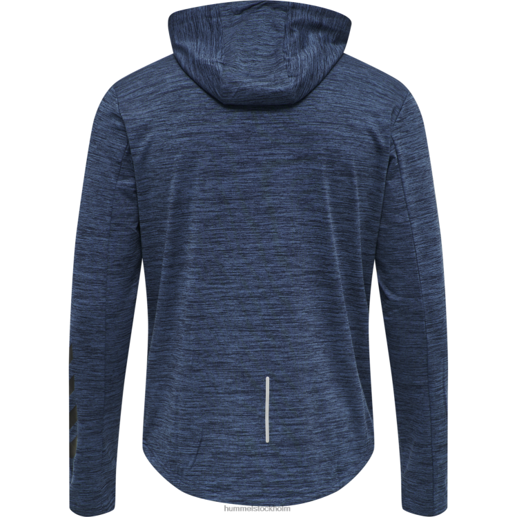 se Hummel män hmlaston hoodie med dragkedja LL40V1635 \"Kläder\"