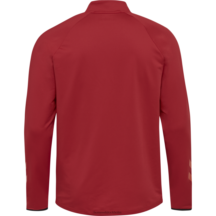 se Hummel män hmlauuthentic pro halv zip sweat LL40V1419 \"halv zip svett\"