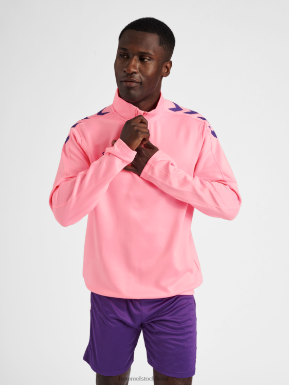 se Hummel män hmlcore xk halv zip poly sweat LL40V1076 "tröja med halv dragkedja"