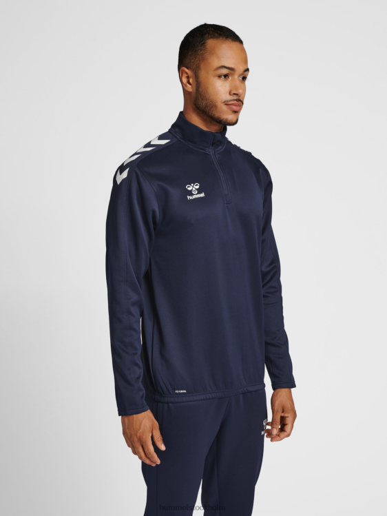 se Hummel män hmlcore xk halv zip poly sweat LL40V1570 "tröja med halv dragkedja"