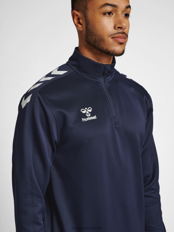 se Hummel män hmlcore xk halv zip poly sweat LL40V1570 \"tröja med halv dragkedja\"
