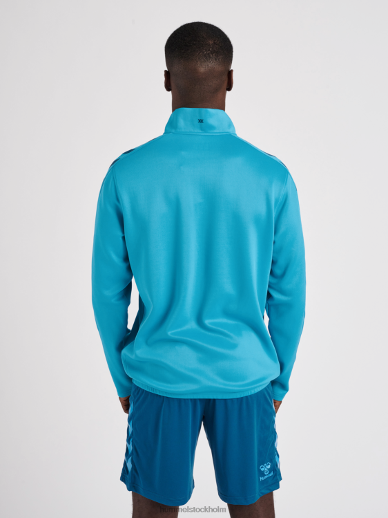 se Hummel män hmlcore xk halv zip poly sweat LL40V808 \"tröja med halv dragkedja\"