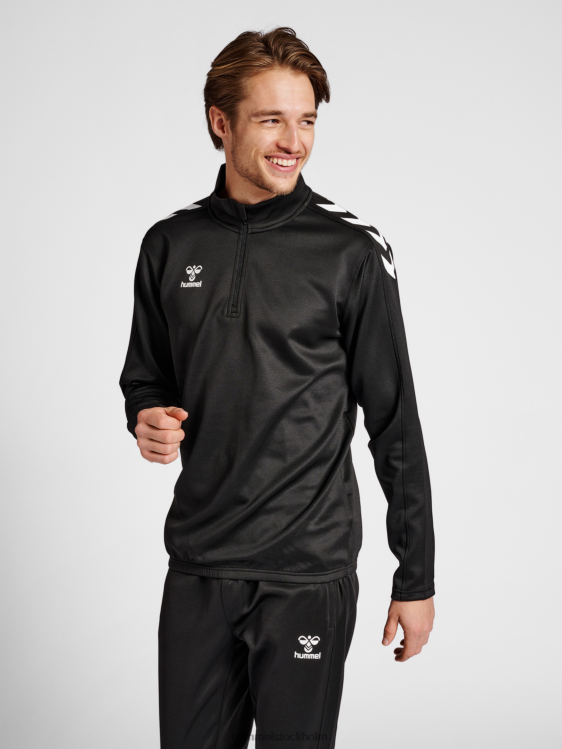 se Hummel män hmlcore xk halv zip poly sweat LL40V837 "tröja med halv dragkedja"