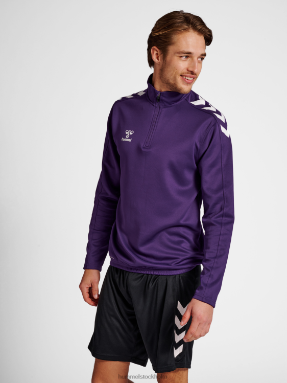 se Hummel män hmlcore xk halv zip poly sweat LL40V854 "tröja med halv dragkedja"