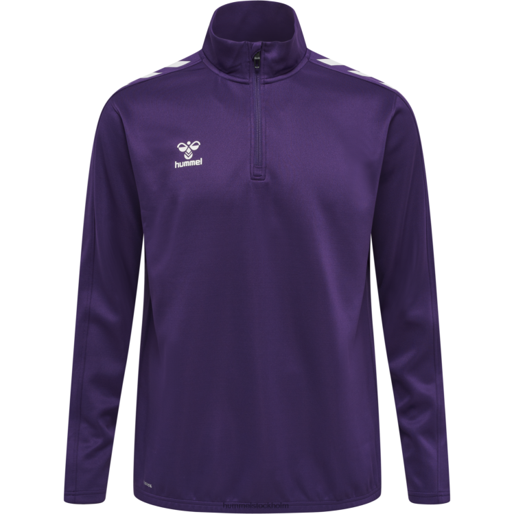 se Hummel män hmlcore xk halv zip poly sweat LL40V854 \"tröja med halv dragkedja\"