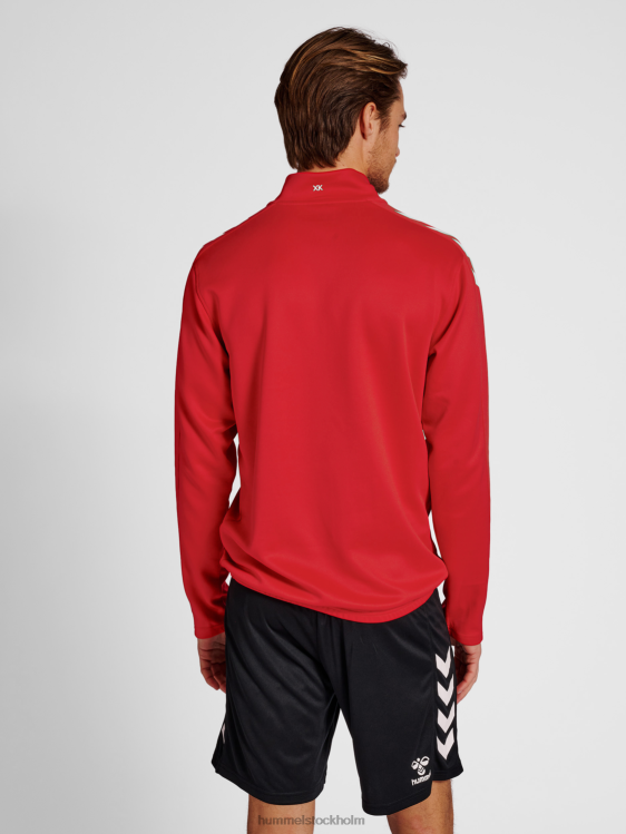 se Hummel män hmlcore xk halv zip poly sweat LL40V856 \"tröja med halv dragkedja\"