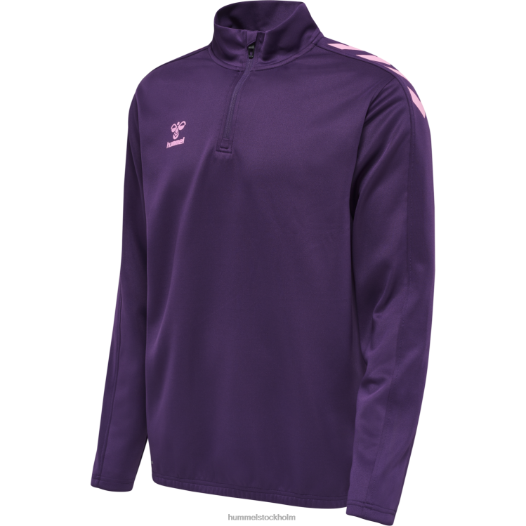 se Hummel män hmlcore xk halv zip poly sweat LL40V916 "tröja med halv dragkedja"