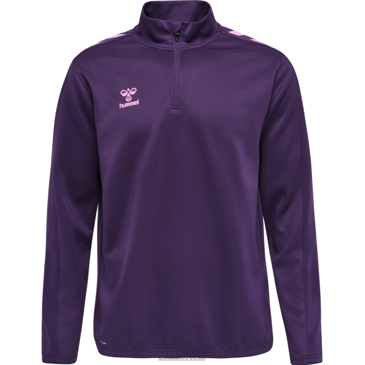 se Hummel män hmlcore xk halv zip poly sweat LL40V916 \"tröja med halv dragkedja\"