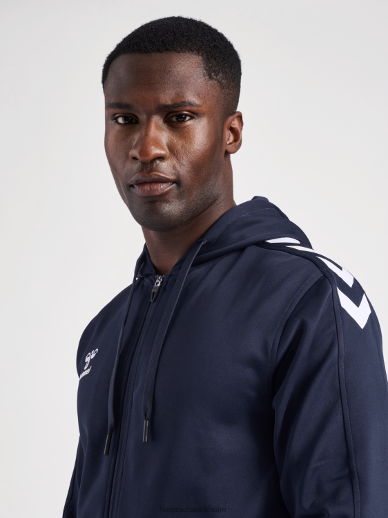 se Hummel män hmlcore xk poly zip hood sweat LL40V517 \"luvtröja\"