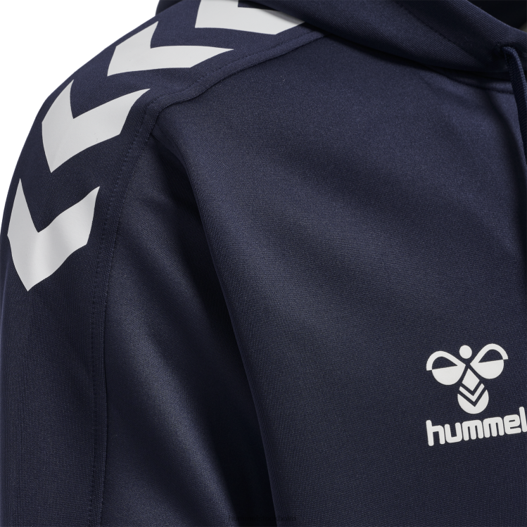 se Hummel män hmlcore xk poly zip hood sweat LL40V517 \"luvtröja\"