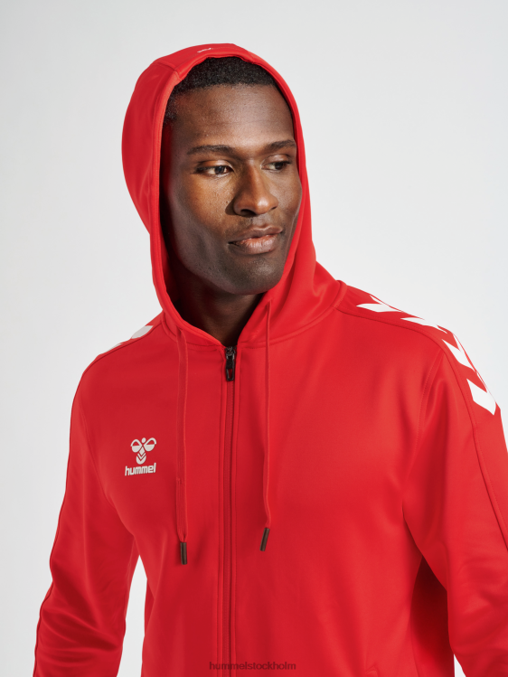 se Hummel män hmlcore xk poly zip hood sweat LL40V527 \"luvtröja\"