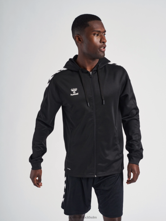 se Hummel män hmlcore xk poly zip hood sweat LL40V555 "luvtröja"