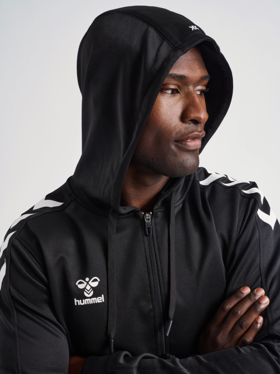 se Hummel män hmlcore xk poly zip hood sweat LL40V555 \"luvtröja\"