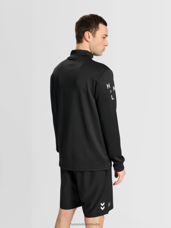 se Hummel män hmlcourt halv zip l/s LL40V193 \"halv dragkedja\"