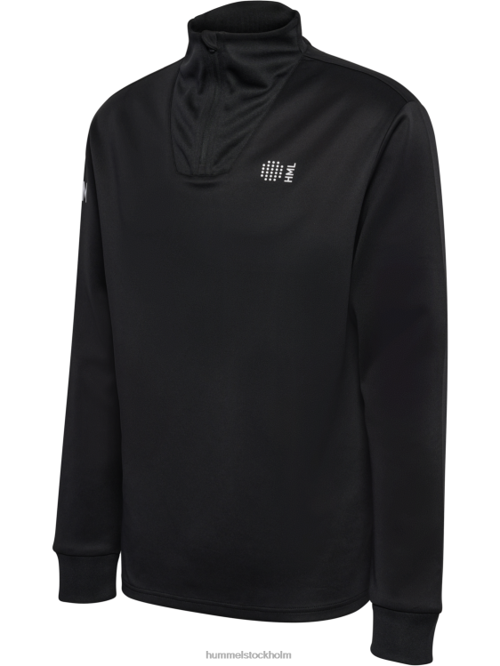 se Hummel män hmlcourt halv zip l/s LL40V193 \"halv dragkedja\"