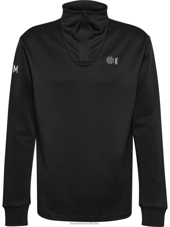 se Hummel män hmlcourt halv zip l/s LL40V193 \"halv dragkedja\"