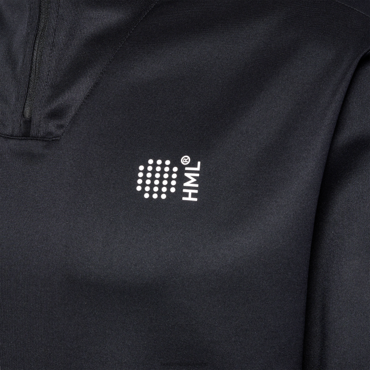 se Hummel män hmlcourt halv zip l/s LL40V193 \"halv dragkedja\"