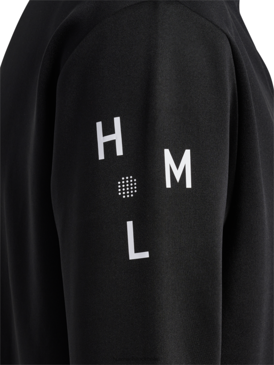 se Hummel män hmlcourt halv zip l/s LL40V193 \"halv dragkedja\"
