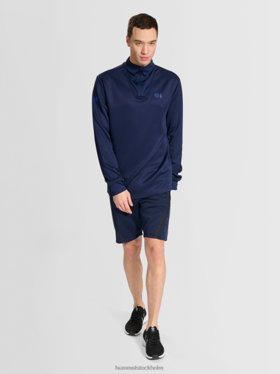se Hummel män hmlcourt halv zip l/s LL40V194 \"halv dragkedja\"