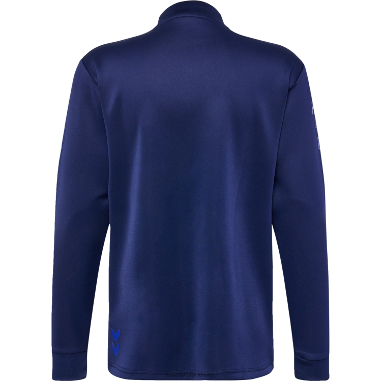 se Hummel män hmlcourt halv zip l/s LL40V194 \"halv dragkedja\"