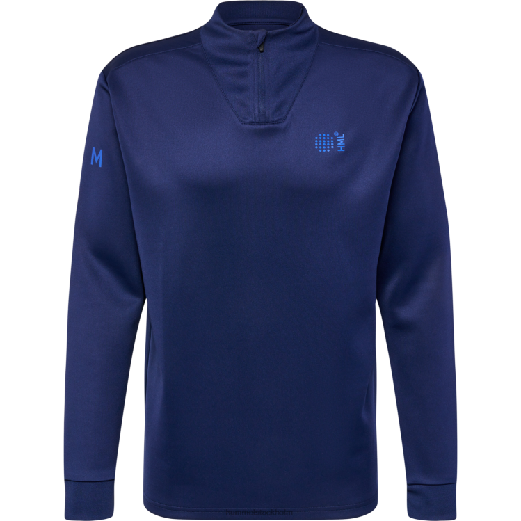 se Hummel män hmlcourt halv zip l/s LL40V194 \"halv dragkedja\"