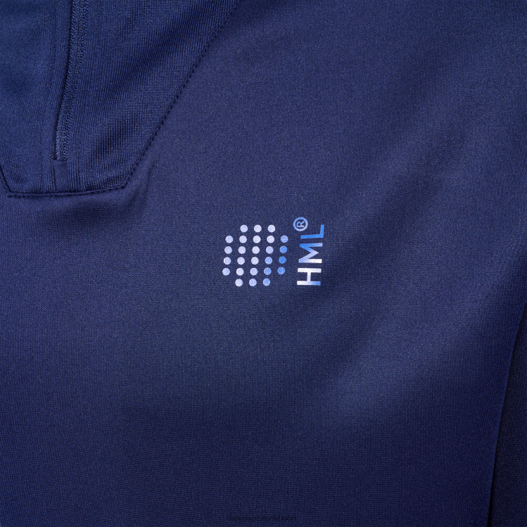se Hummel män hmlcourt halv zip l/s LL40V194 \"halv dragkedja\"