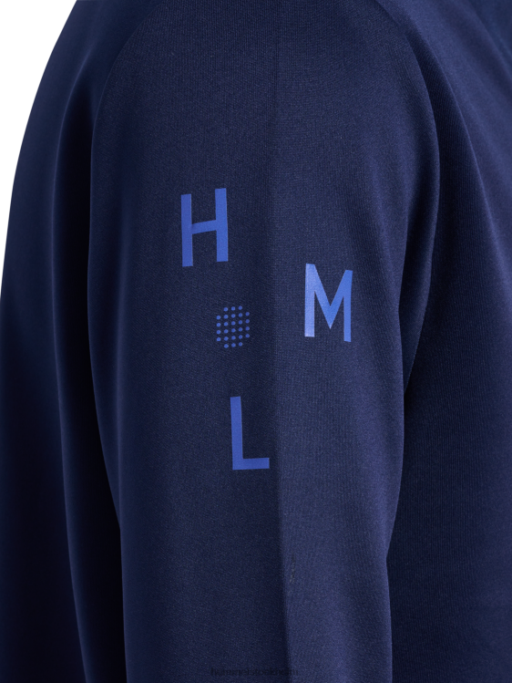 se Hummel män hmlcourt halv zip l/s LL40V194 \"halv dragkedja\"