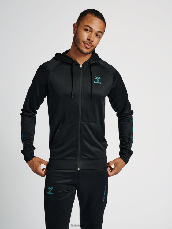se Hummel män hmlgg12 action hoodie med dragkedja LL40V1219 "huvtröja med dragkedja"