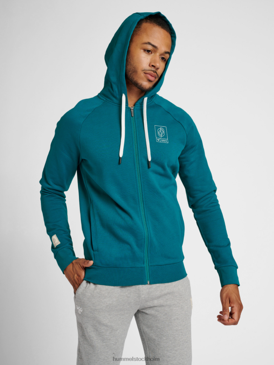 se Hummel män hmlgg12 hoodie med dragkedja LL40V1164 "huvtröja med dragkedja"