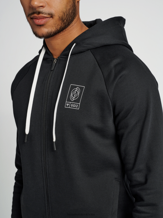 se Hummel män hmlgg12 hoodie med dragkedja LL40V1213 \"huvtröja med dragkedja\"