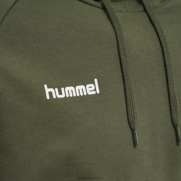 se Hummel män hmlgo hoodie i bomull LL40V1518 \"huvtröja med chevronärmar\"
